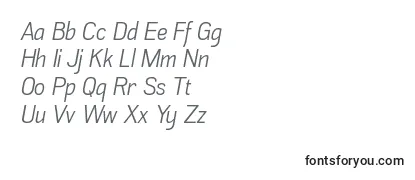 Обзор шрифта AkazanbkItalic