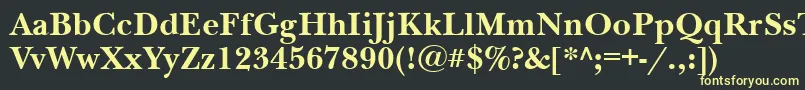 Подробнее о шрифте NewbaskervillecttBold Шрифт NewbaskervillecttBold – жёлтые шрифты на чёрном фоне