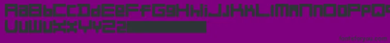FullLiner-fontti – mustat fontit violetilla taustalla