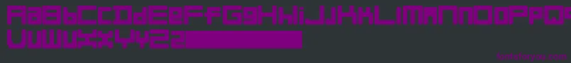 FullLiner Font – Purple Fonts on Black Background