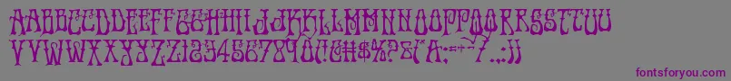 Instantzendrop Font – Purple Fonts on Gray Background