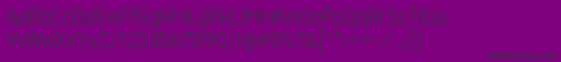 WyvernltRegular Font – Black Fonts on Purple Background