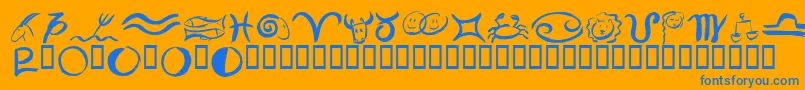 Подробнее о шрифте Pinxitastroll Шрифт Pinxitastroll – синие шрифты на оранжевом фоне