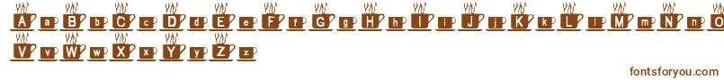 MmmmCoffee Font – Brown Fonts on White Background