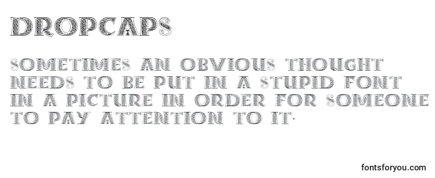 Dropcaps Font