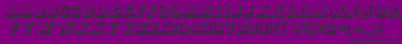 Whitebld Font – Black Fonts on Purple Background