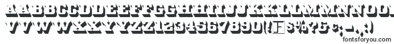 Шрифт Whitebld – очерченные шрифты