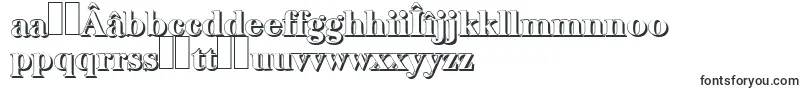 BaskervilleshadowHeavyRegular-fontti – romanialaiset fontit