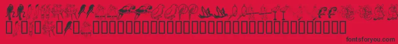 Más sobre la fuente LcrParrotTalk fuente LcrParrotTalk – Fuentes Negras Sobre Fondo Rojo