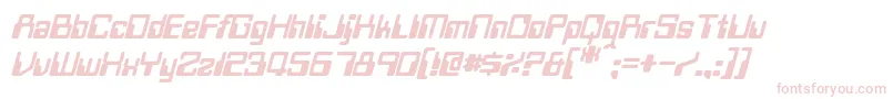 TwobitItalic-Schriftart – Rosa Schriften