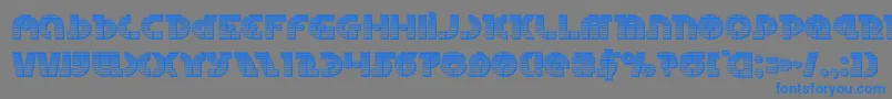 Questlokchrome Font – Blue Fonts on Gray Background