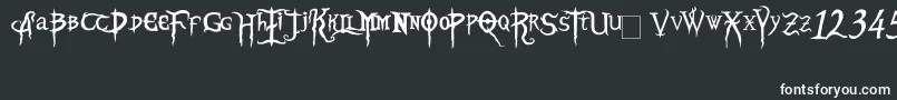 Blood Omen Font – White Fonts on Black Background