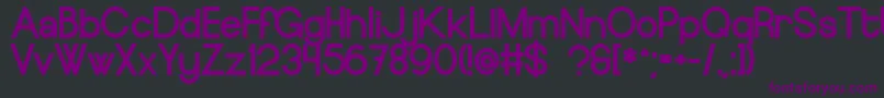EuropeundergroundBlack Font – Purple Fonts on Black Background