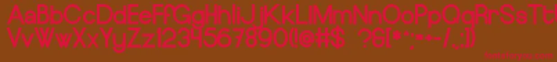 EuropeundergroundBlack Font – Red Fonts on Brown Background