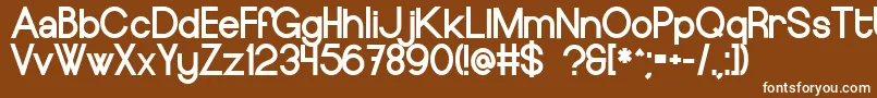 EuropeundergroundBlack Font – White Fonts on Brown Background