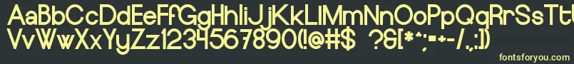 EuropeundergroundBlack Font – Yellow Fonts on Black Background