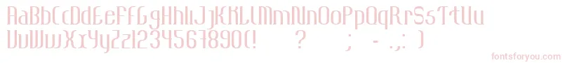 Mooky Font – Pink Fonts on White Background