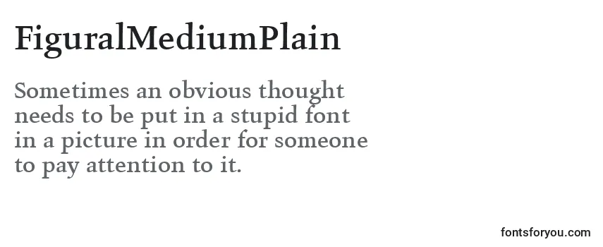 FiguralMediumPlain Font