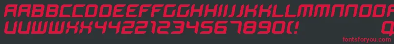 Bloodwaxitalic Font – Red Fonts on Black Background