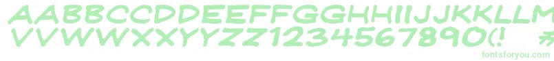 JeffreyprintJlWideItalic Font – Green Fonts