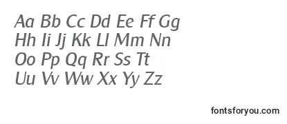 ClearfacegothicItalic-fontti