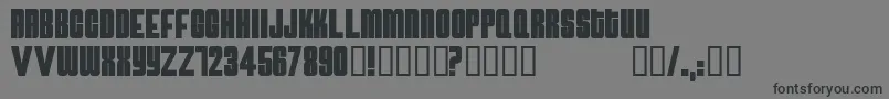 Atomicbomb Font – Black Fonts on Gray Background
