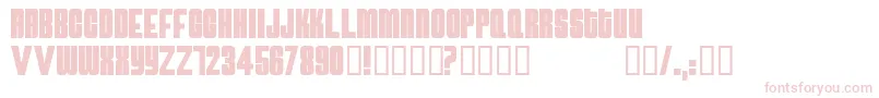 Atomicbomb Font – Pink Fonts on White Background