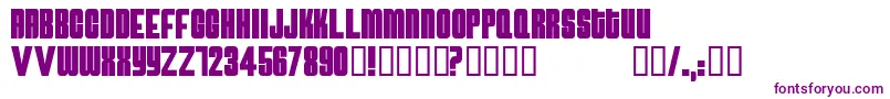 Atomicbomb Font – Purple Fonts on White Background