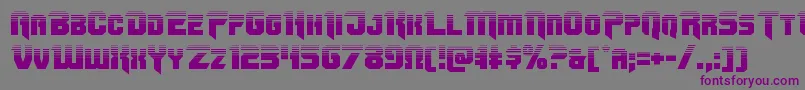 Шрифт Omegaforcetwo11 – фиолетовые шрифты на сером фоне