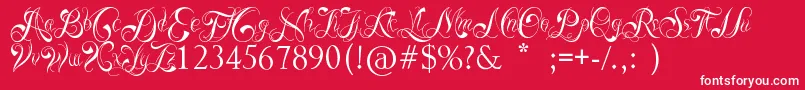 ReadyBlack Font – White Fonts on Red Background