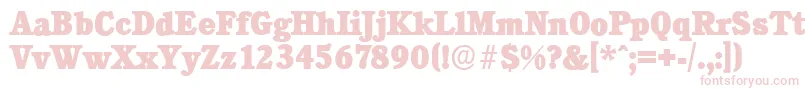 CalgaryserialHeavyRegular Font – Pink Fonts