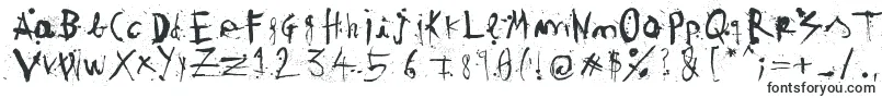 Шрифт WoodcutterTintaChina – летние шрифты