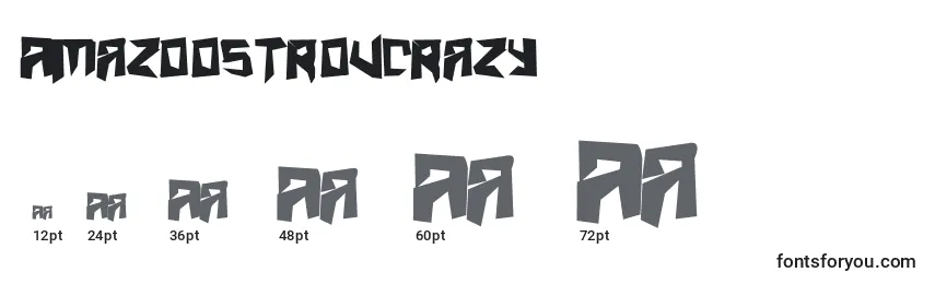Amazoostrovcrazy Font Sizes