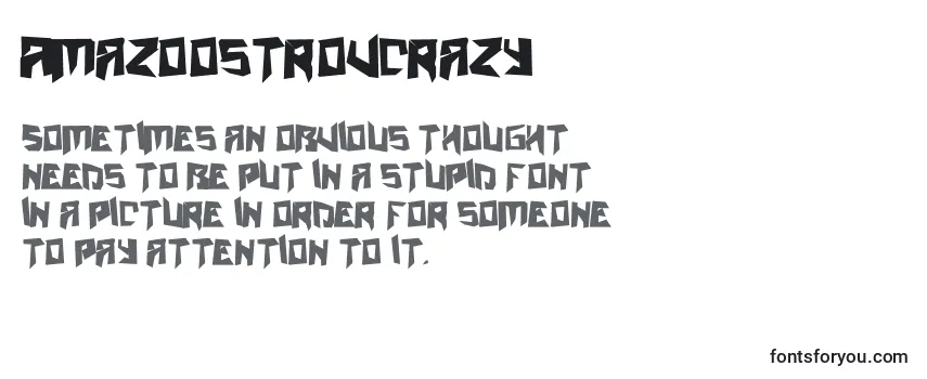 Amazoostrovcrazy Font