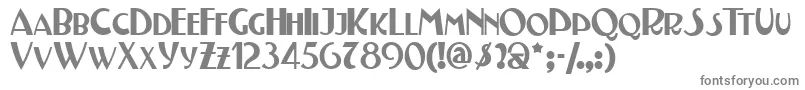 Шрифт Testn – серые шрифты на белом фоне