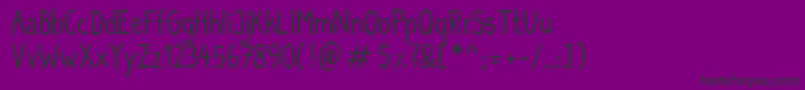 More about SebastianInformal Font SebastianInformal Font – Black Fonts on Purple Background