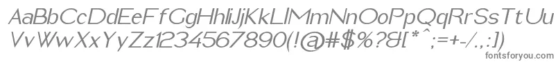 Шрифт ImeldaMediumItalic – серые шрифты