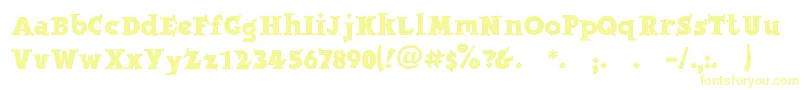 Jobbernole-Schriftart – Gelbe Schriften