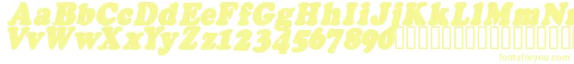 FatsoItalicCs Font – Yellow Fonts