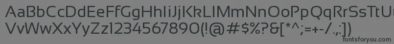 SansationRegular Font – Black Fonts on Gray Background