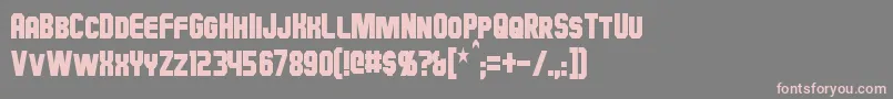 More about HauserCondensed Font HauserCondensed Font – Pink Fonts on Gray Background