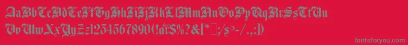 Más sobre la fuente AgincourtLetPlain.1.0 fuente AgincourtLetPlain.1.0 – Fuentes Grises Sobre Fondo Rojo