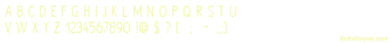 Hype-fontti – keltaiset fontit