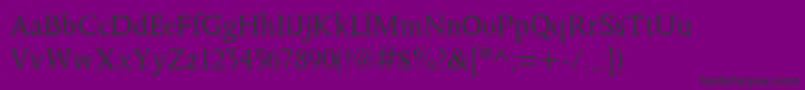 Octavianmt Font – Black Fonts on Purple Background