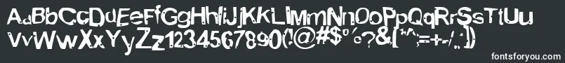 AlienMarksmanregular Font – White Fonts