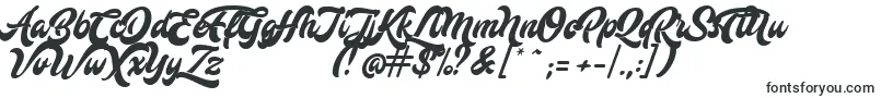 Mustardo-fontti – Käsinkirjoitetut fontit