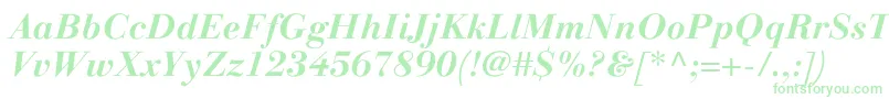 LinotypegianottenBolditalic Font – Green Fonts