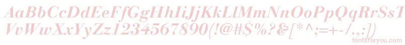 LinotypegianottenBolditalic Font – Pink Fonts