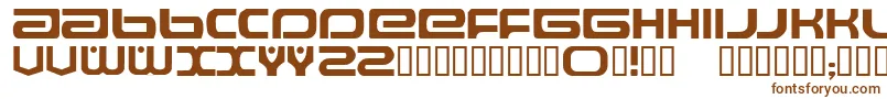 Raveflire Font – Brown Fonts on White Background