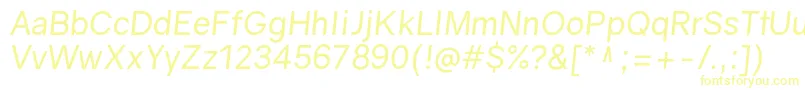 GravityItalic Font – Yellow Fonts